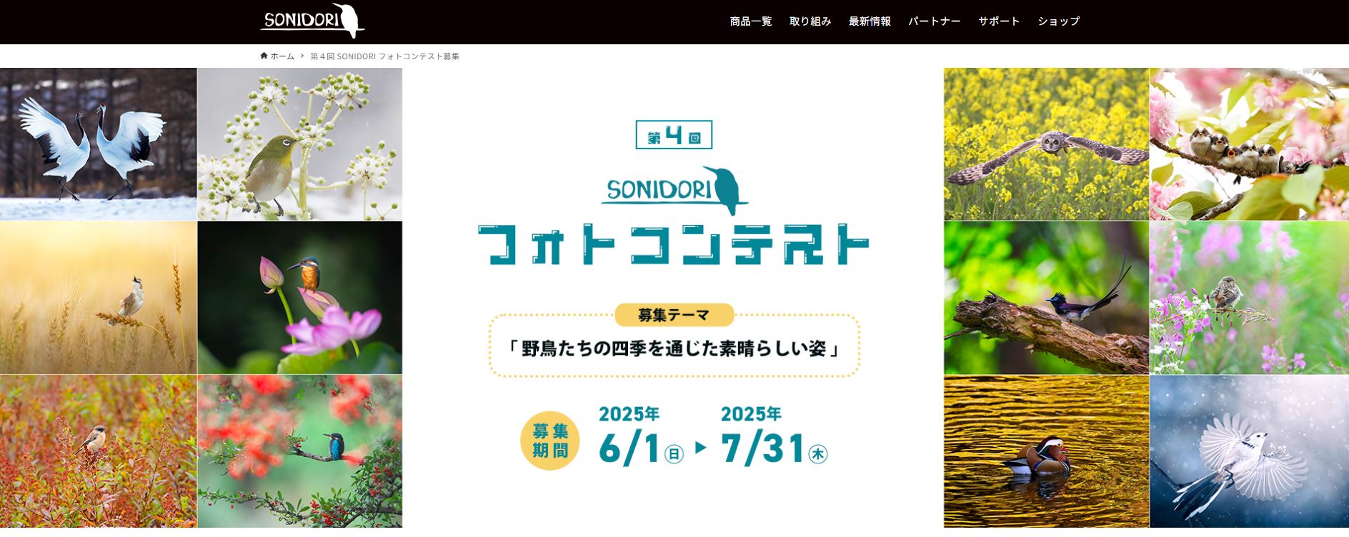 第4回 SONIDORIフォトコンテスト